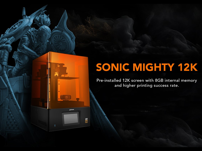 A impressora Sonic Mighty 12K oferece a mesma facilidade de uso com precisão aprimorada